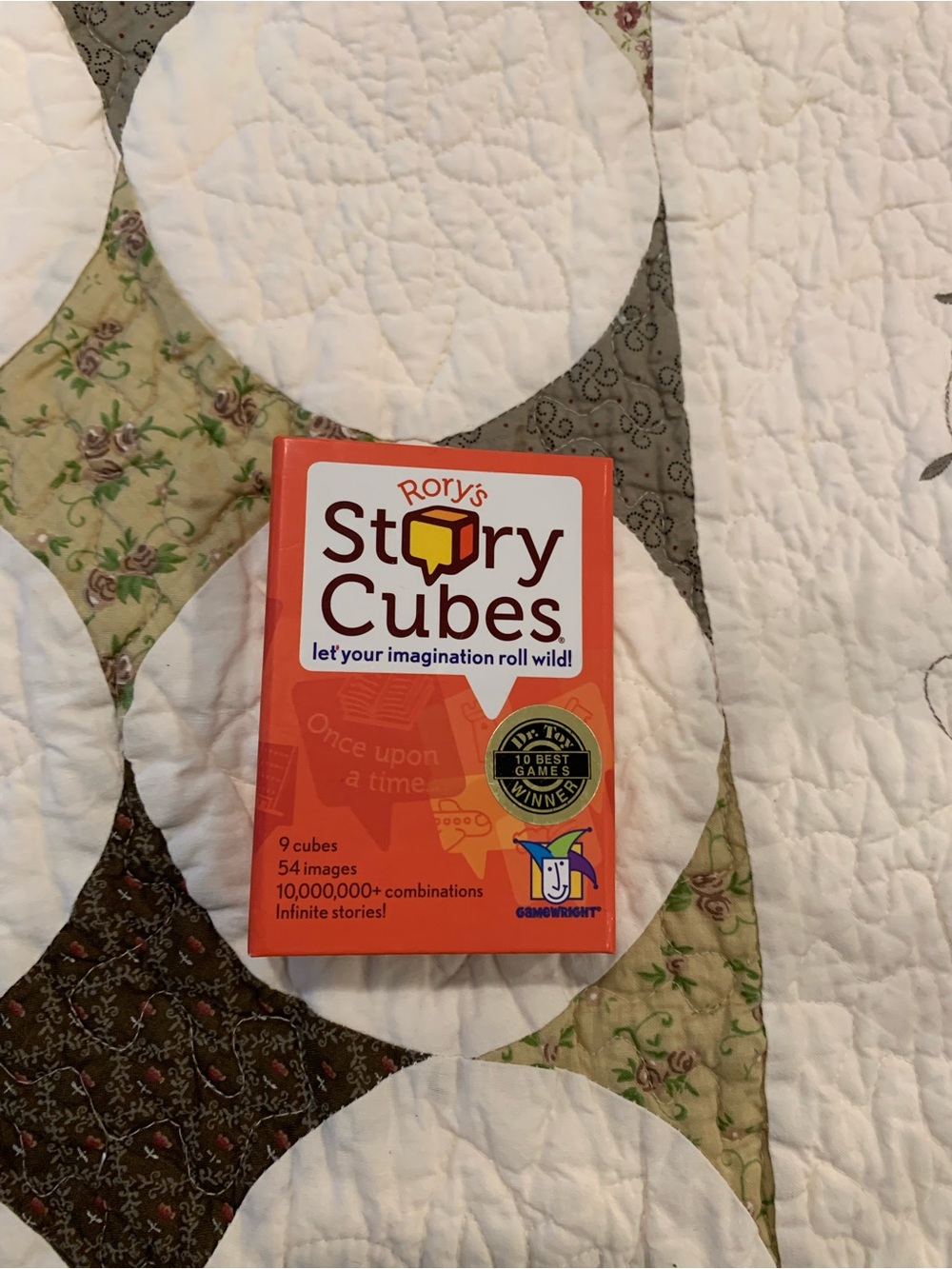 Rory's Story Cubes Orange Game Box